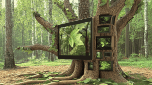 Les écrans dans la nature